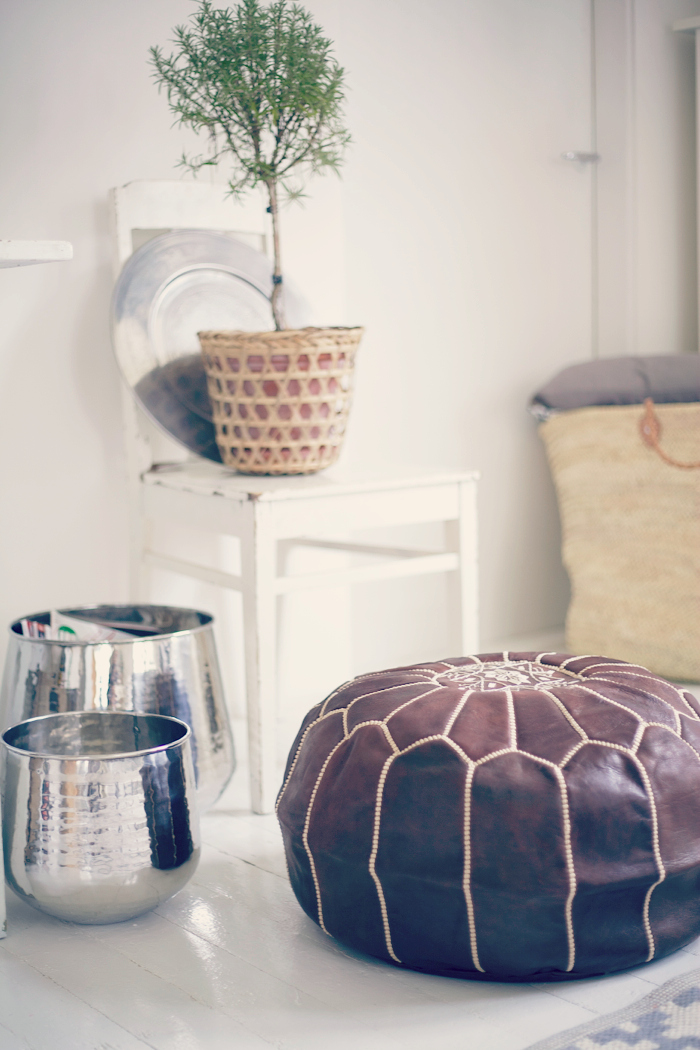 ZOCO HOME POUF NATURAL BROWN
