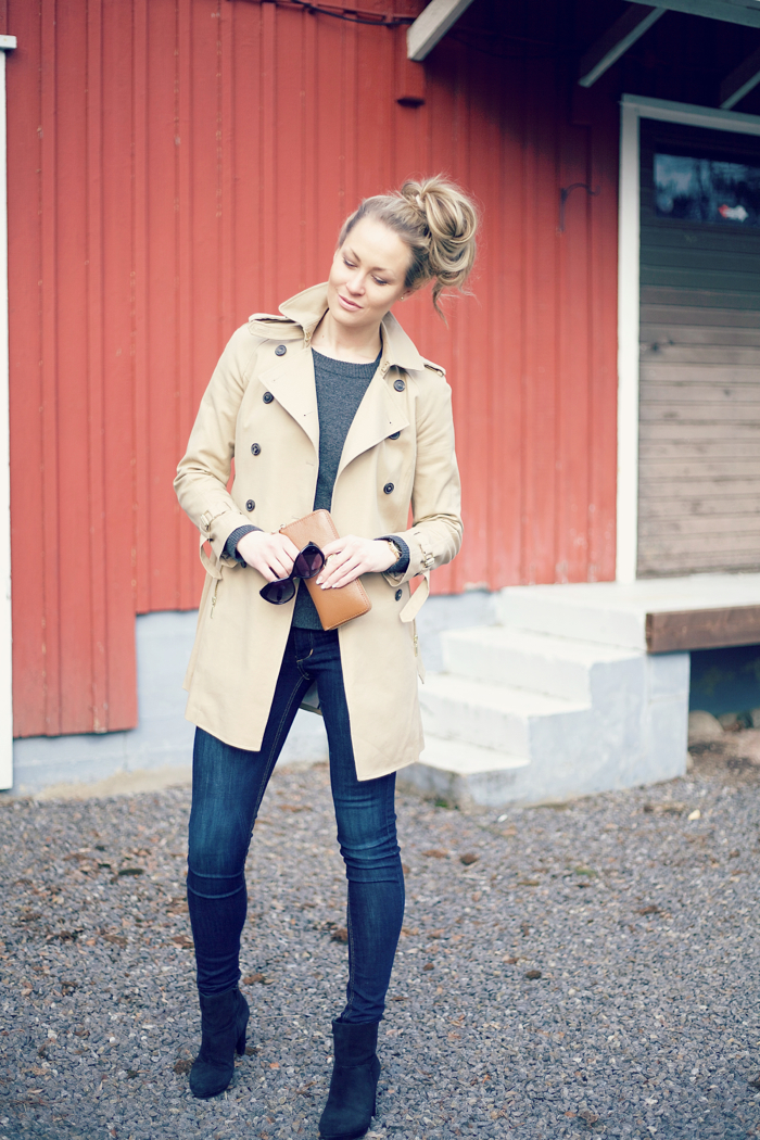 spring outfit - trench coat