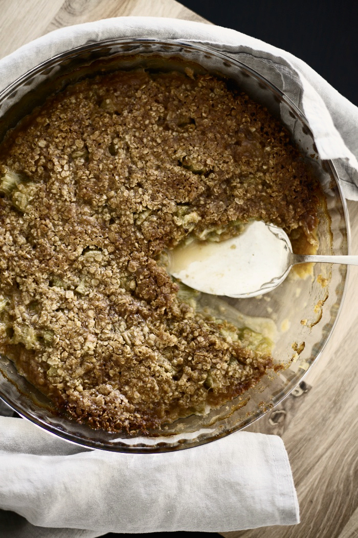 raparperi crumble