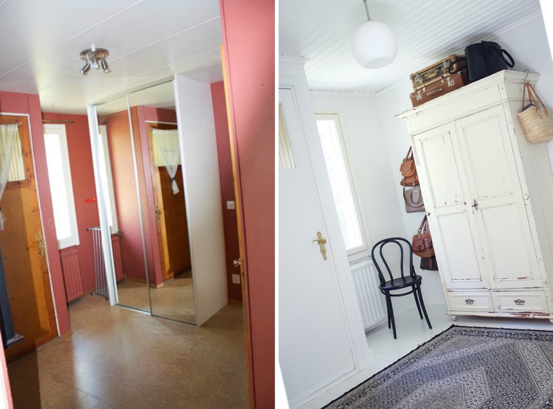 eteisen muutos before/after